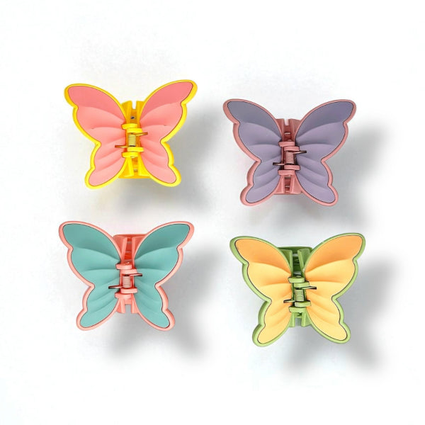 Butterfly Hair Claw Clips (Set of 4)