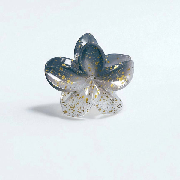 Amethyst Bloom Hair Claw