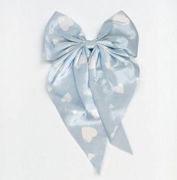 Sweetheart Satin Bow Hairpin
