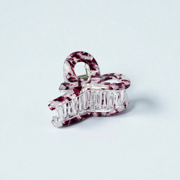 Marbled Infinity Hair Claw Clip