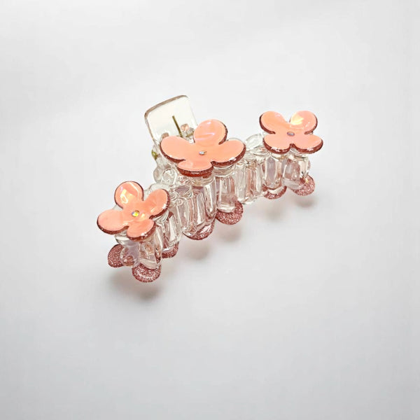 Peach Blossom Hair Clip