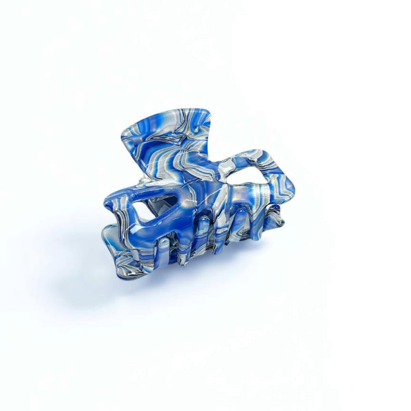 Blue Agate Claw Clip