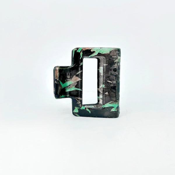Jungle Noir Square Hair Claw