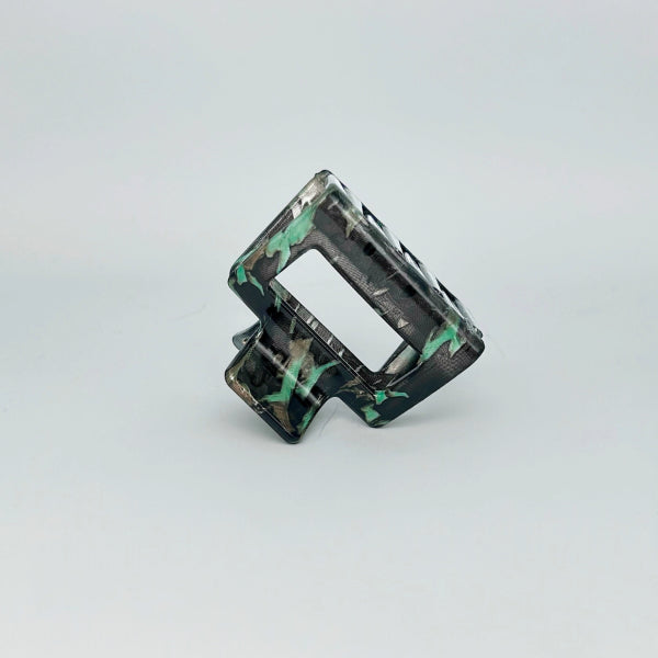 Jungle Noir Square Hair Claw