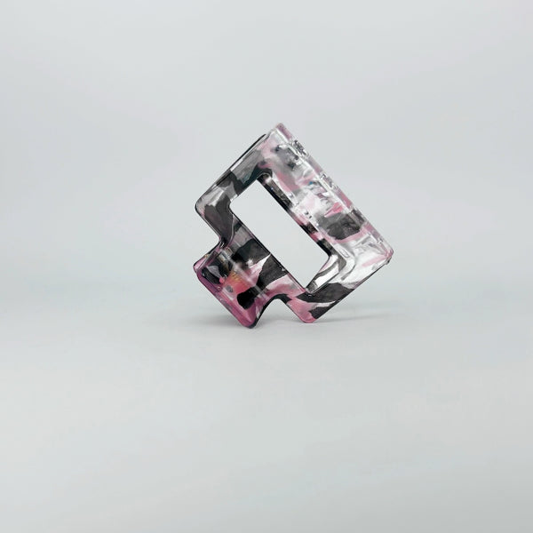 Rose Eclipse Square Hair Claw
