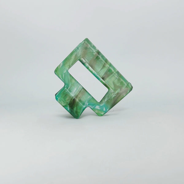 Mint Mirage Square Hair Claw