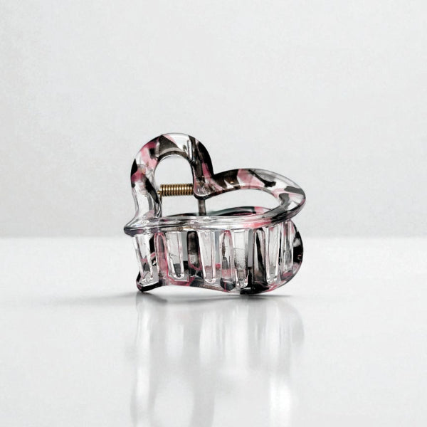 Blush Heart Hair Claw