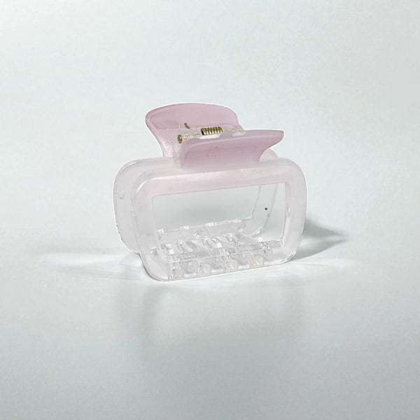 Pastel Rectangle Hair Claw Clips (Set of 4)