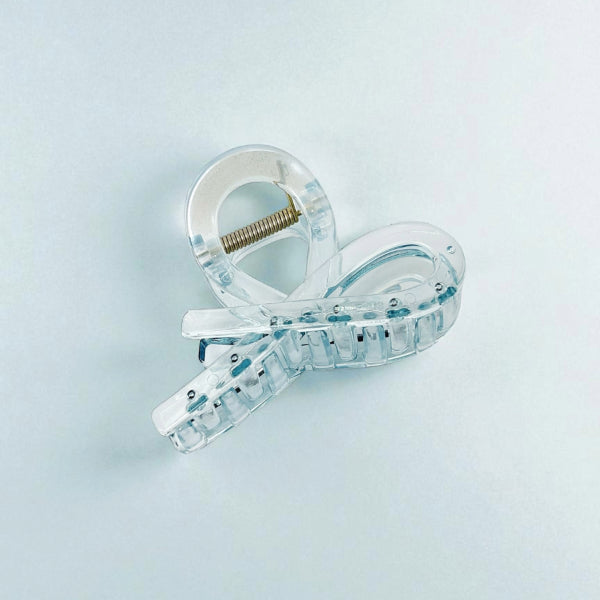 Transparent Bow Hair Claw