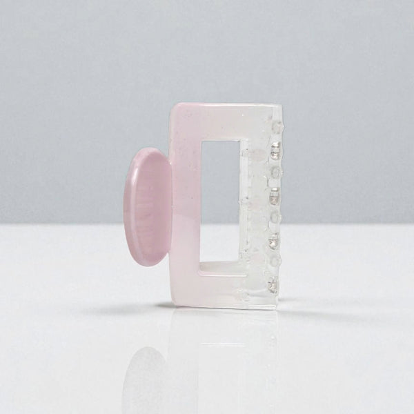 Pastel Top Rectangular Hair Claw Clips (Set of 4)