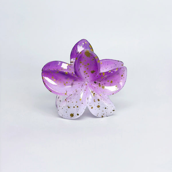 Amethyst Bloom Hair Claw