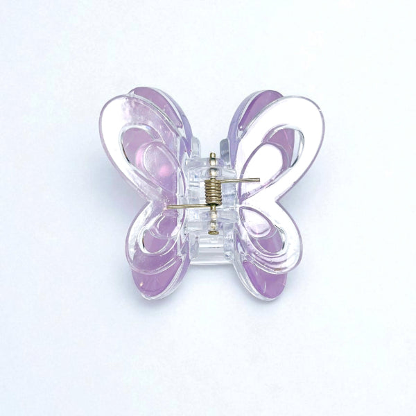 Crystal Butterfly Hair Claw - Set of 4