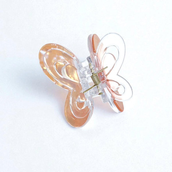 Crystal Butterfly Hair Claw - Set of 4