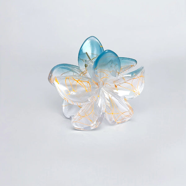 Floral Resin Hair Claw