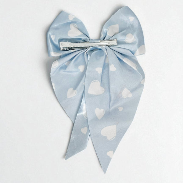 Sweetheart Satin Bow Hairpin