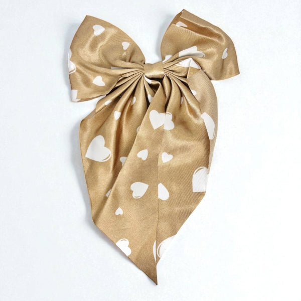 Sweetheart Satin Bow Hairpin