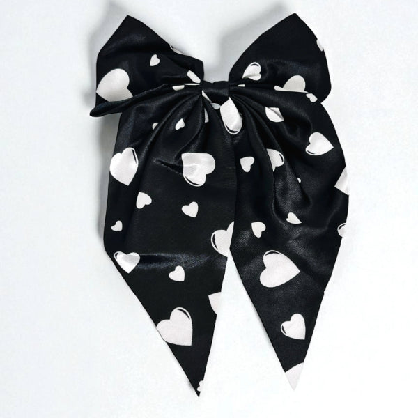 Sweetheart Satin Bow Hairpin