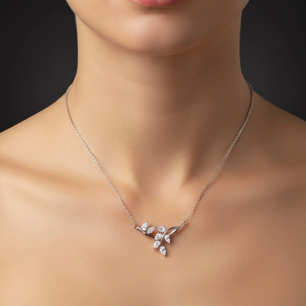 Frosted Vine Necklace