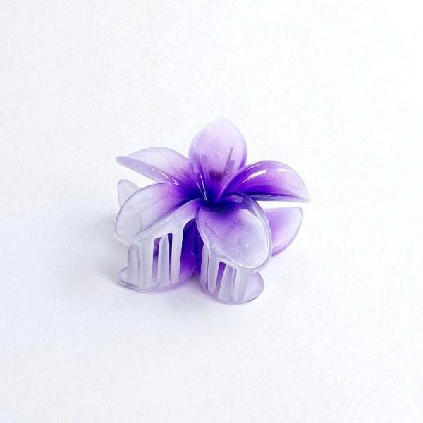 Colorful Floral Hair Clips - Set of 4