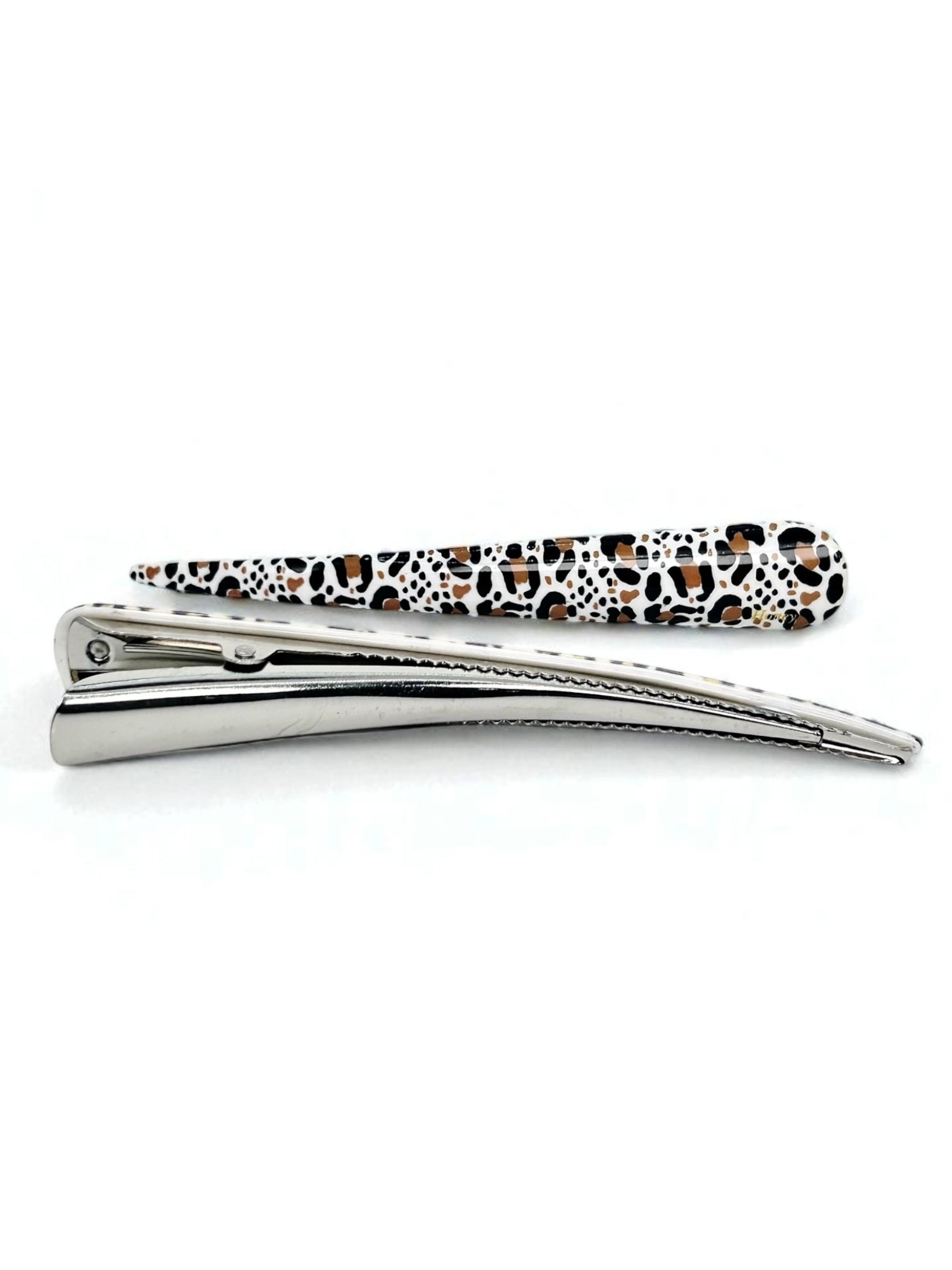 Leopard Print Alligator Hair Clip