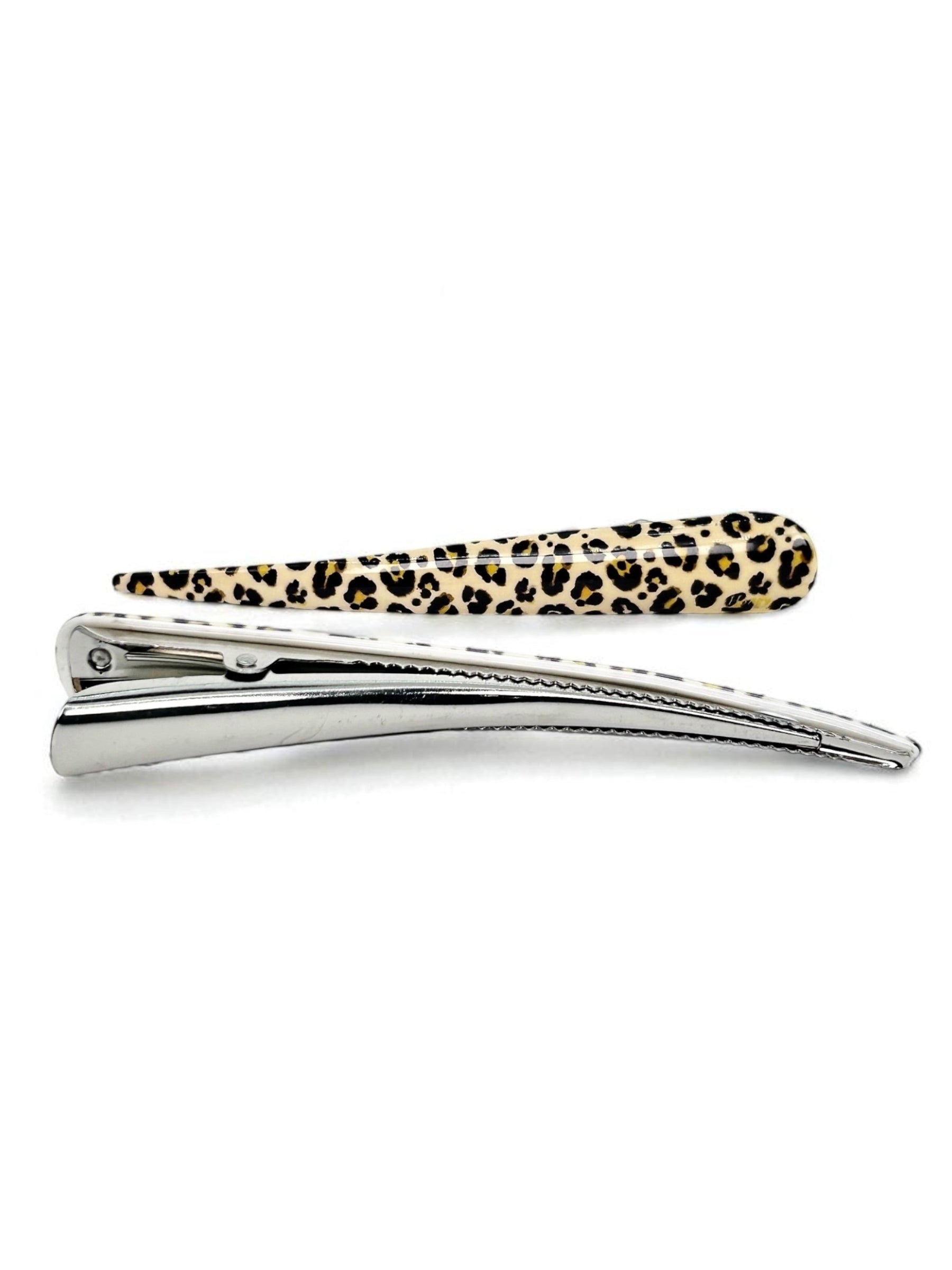 Leopard Print Alligator Hair Clip
