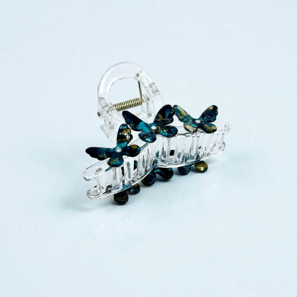 Midnight Butterfly Hair Claw