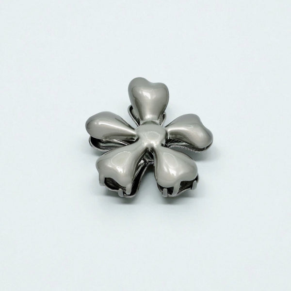 Metallic Blossom Hair Claw