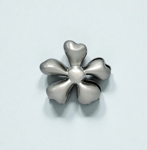 Metallic Blossom Hair Claw