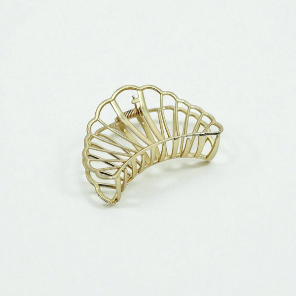 Golden Crescent Hair Claw