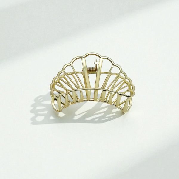 Golden Crescent Hair Claw