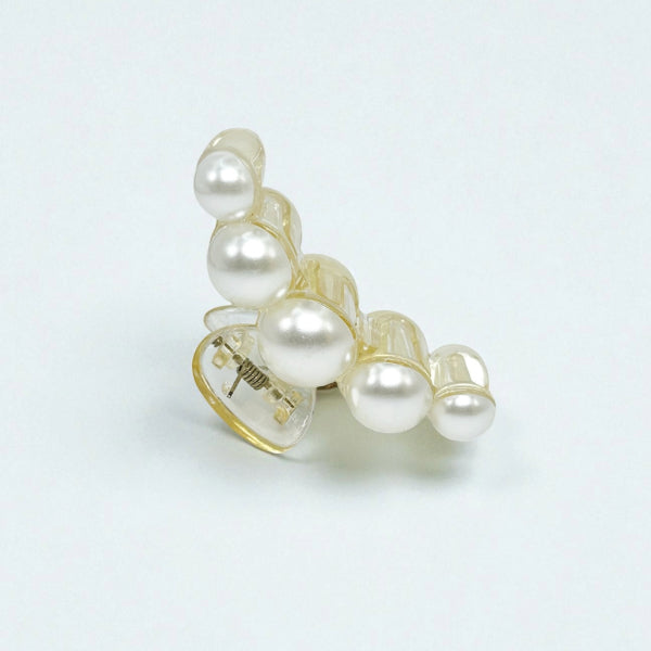 Elegant Pearl Accent Hair Claw
