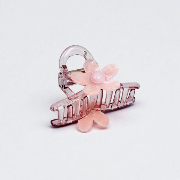 Pink Blossom Hair Claw