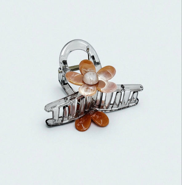 Pink Blossom Hair Claw