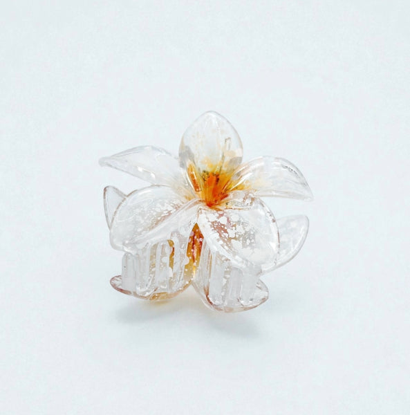 Crystal Flower Hair Claw