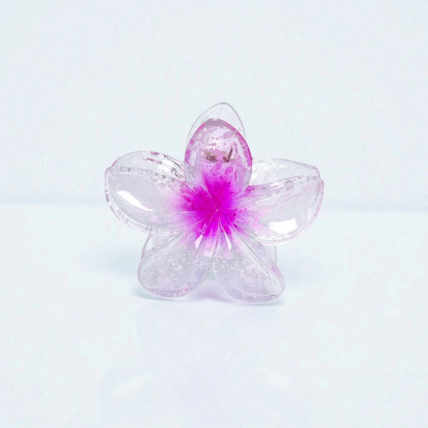 Crystal Flower Hair Claw