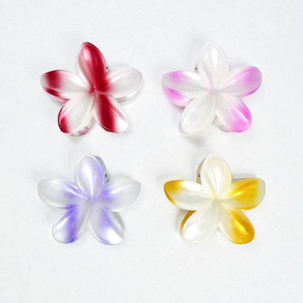 Petal Bloom Hair Claw - Set of 4
