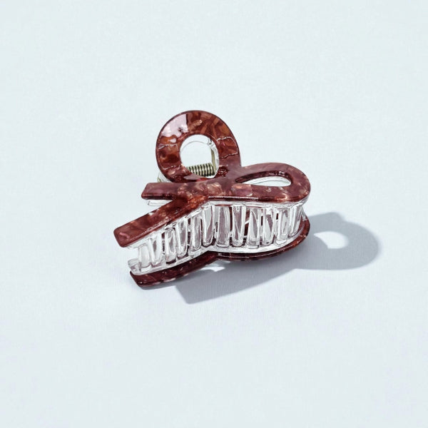 Marbled Infinity Hair Claw Clip