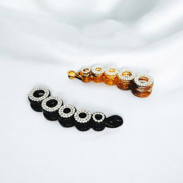 Korean Rhinestone Banana Clip