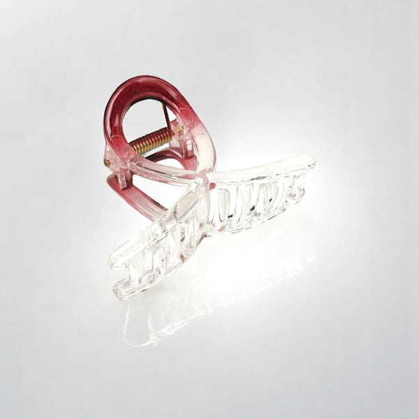 Cranberry Red Claw Clip