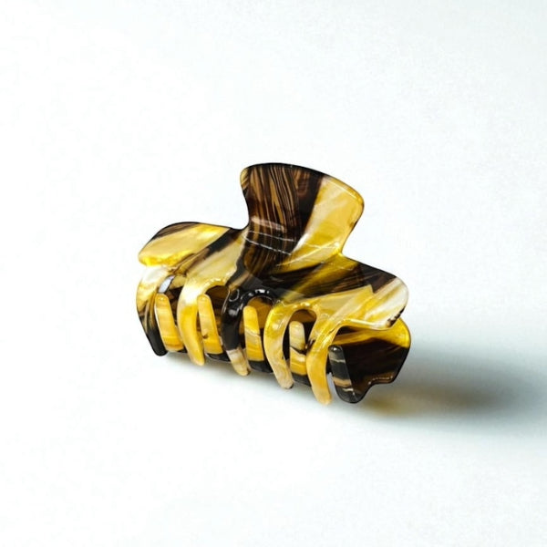 Amber Flame Claw Clip