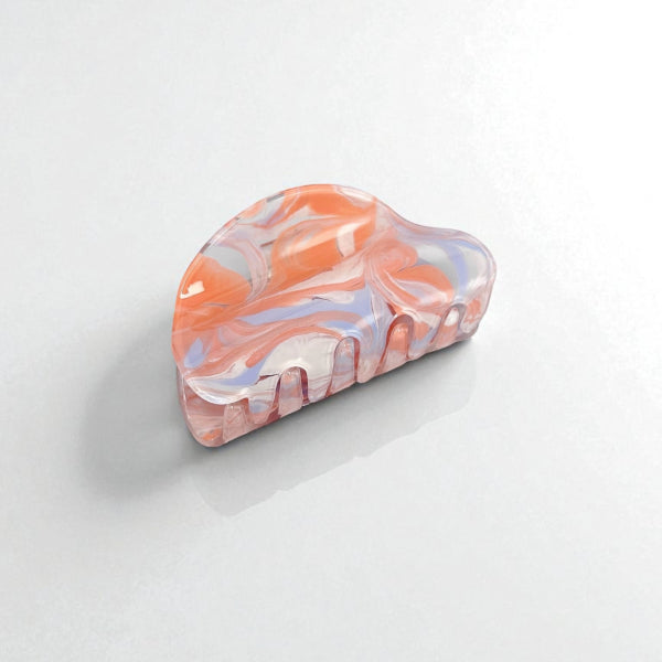 Tangerine Swirl Hair Claw