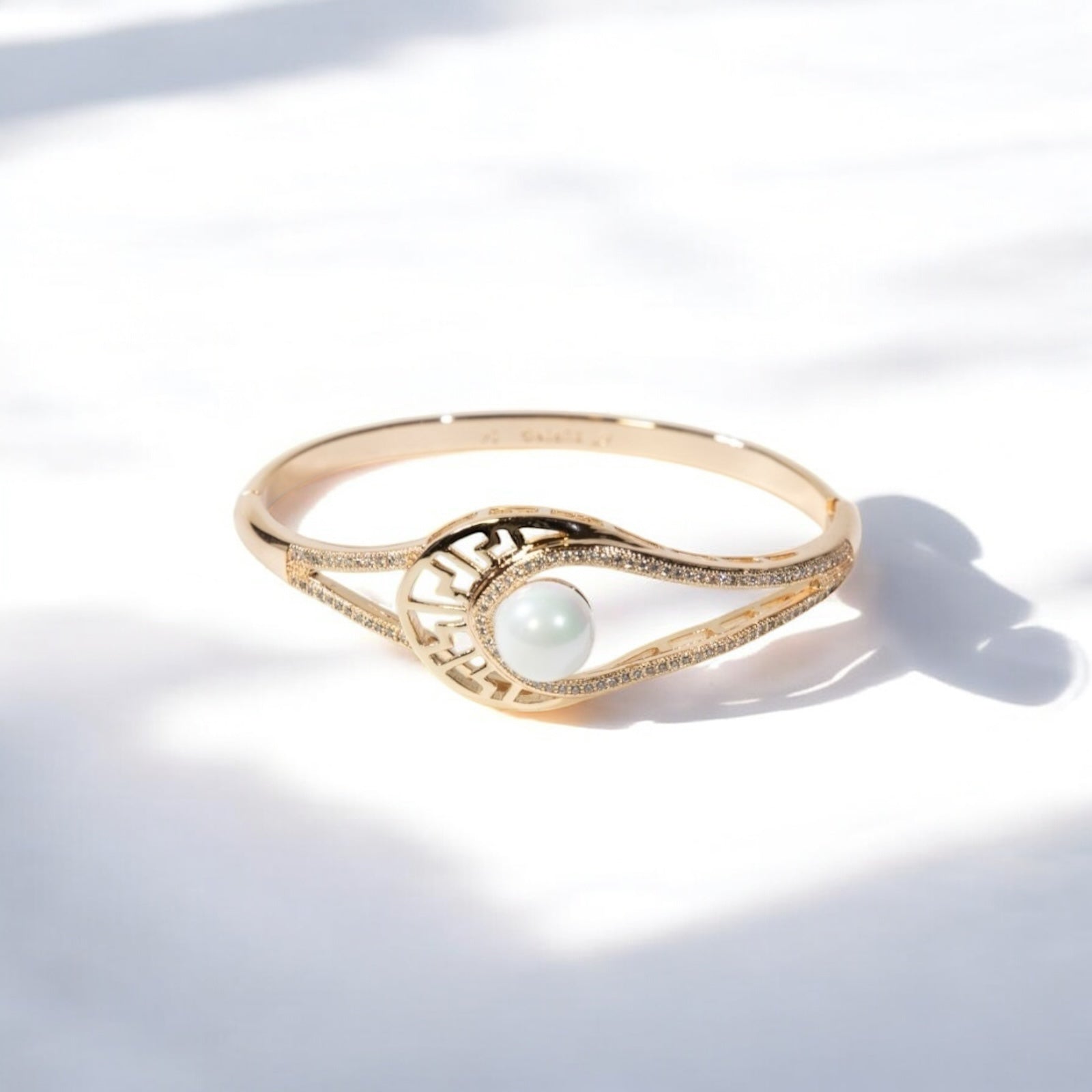 Ethereal Eye Pearl Cuff