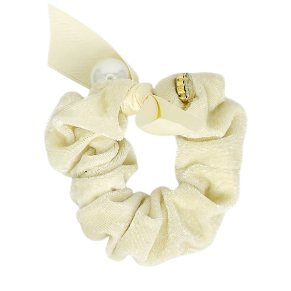 Ivory Luxe Scrunchie