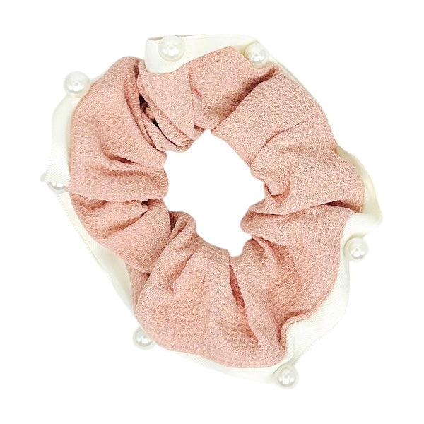 Blushing Pearl Scrunchie