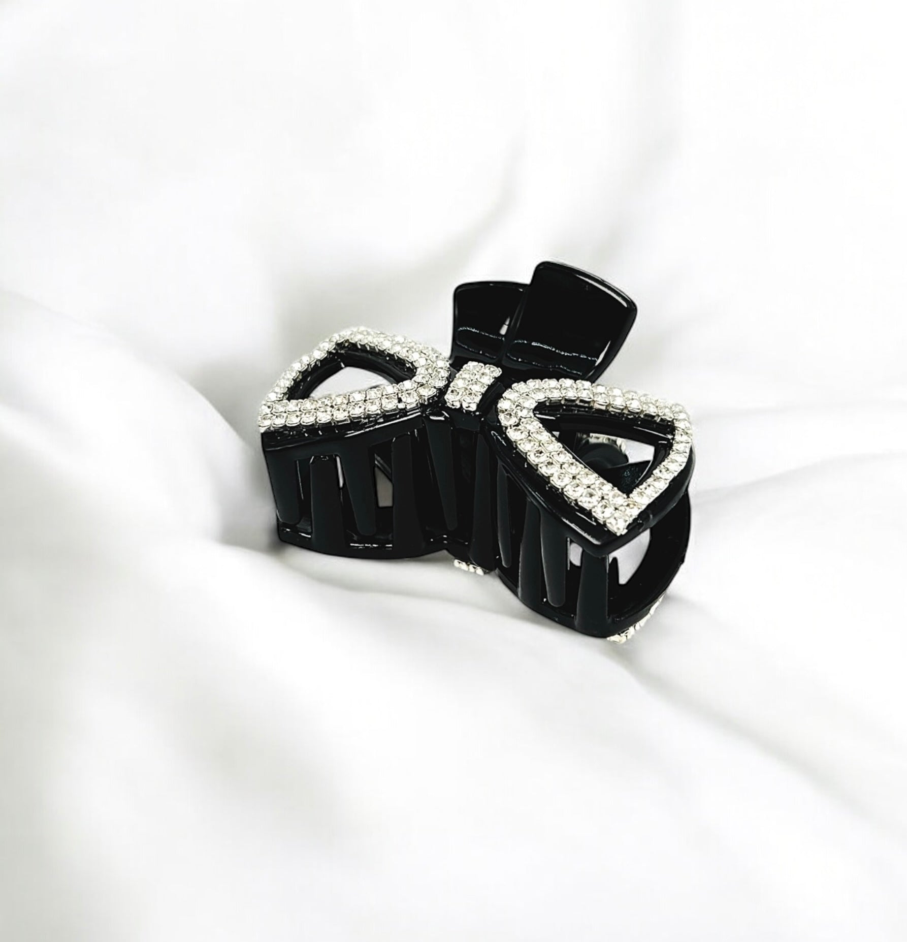 Rhinestone Bow Hair Claw