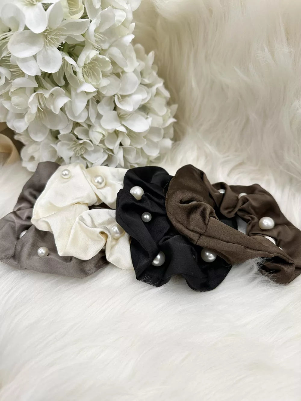 PearlLuxe Hair Scrunchie