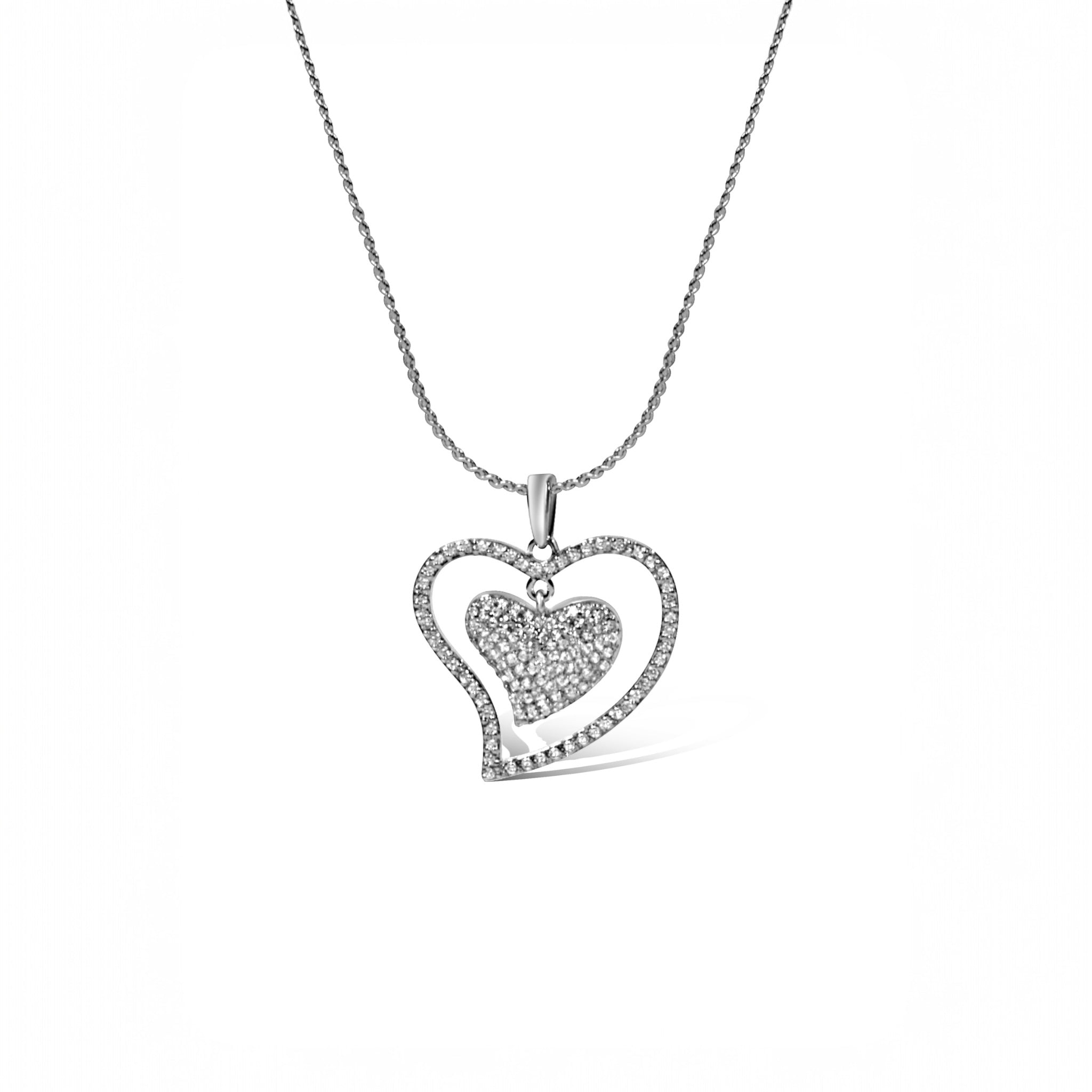 Twilight Spark Heart Pendant