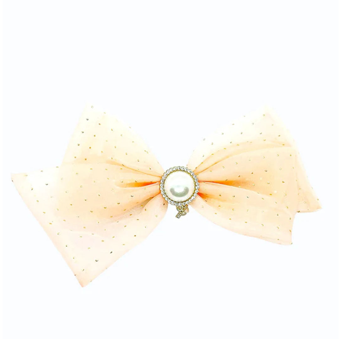 Starlight Pearl Bow Pin