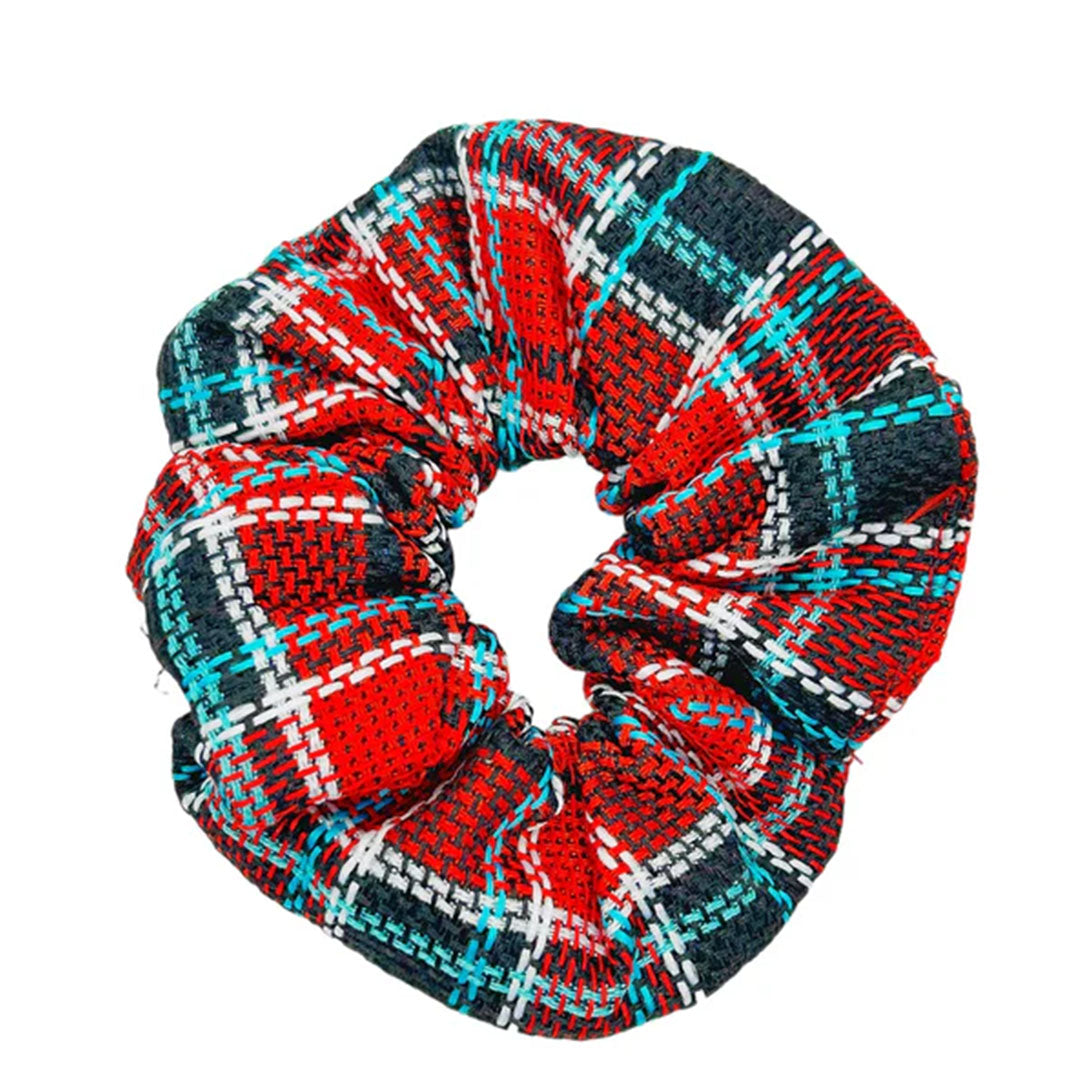 Medium Plaid Scrunchie