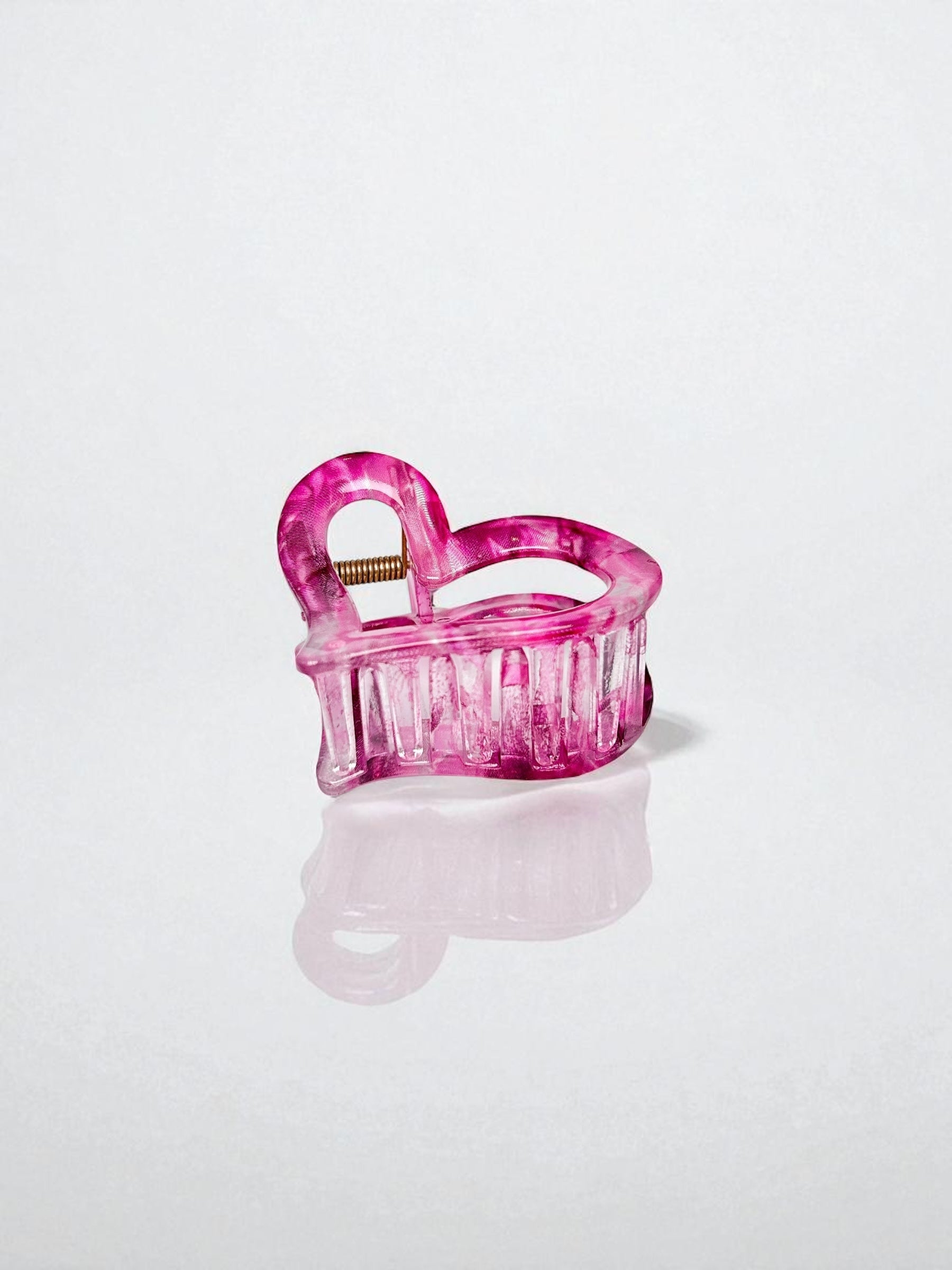 Blush Heart Hair Claw